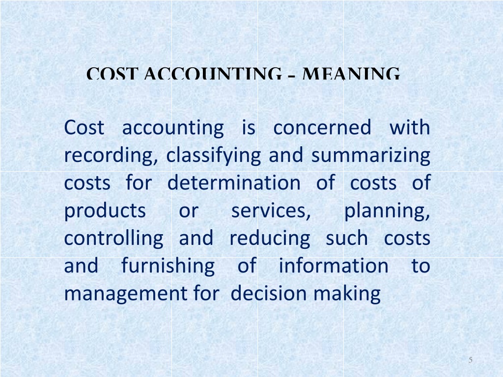 meaning of cost assignment accounting