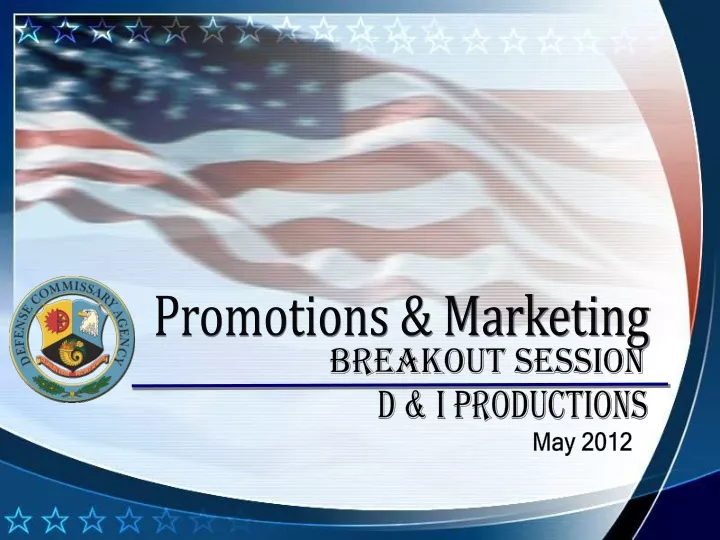 promotions marketing n.