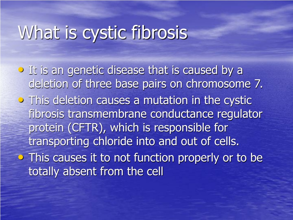 PPT - Cystic Fibrosis and The Effects on the Pancreas PowerPoint ...