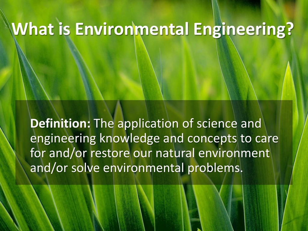 research on environmental engineering