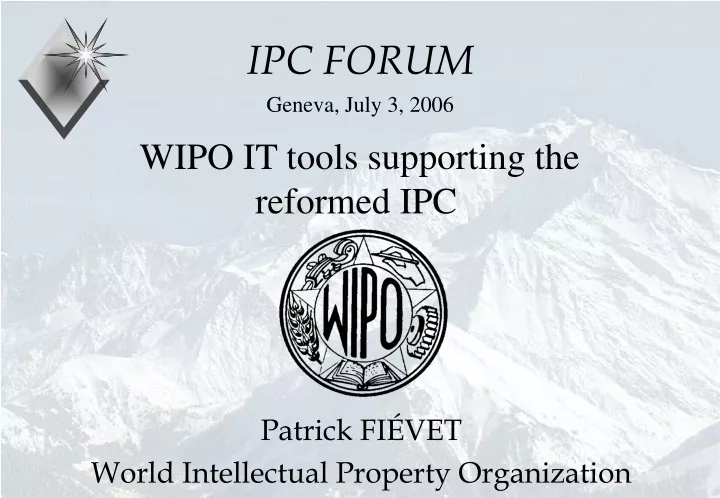ipc forum geneva july 3 2006 n.