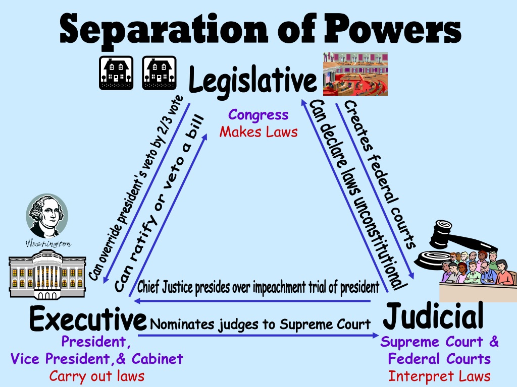 Diagram Of Separation Of Powers