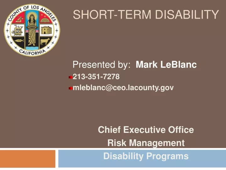 short term disability n.