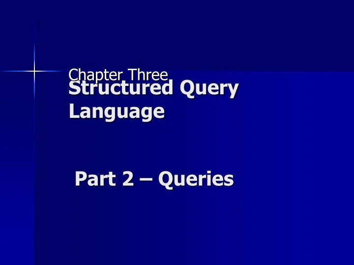 PPT Structured Query Language PowerPoint Presentation, free download