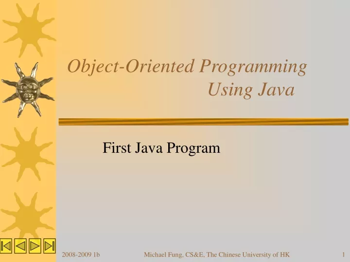 Ppt Object Oriented Programming Using Java Powerpoint Presentation