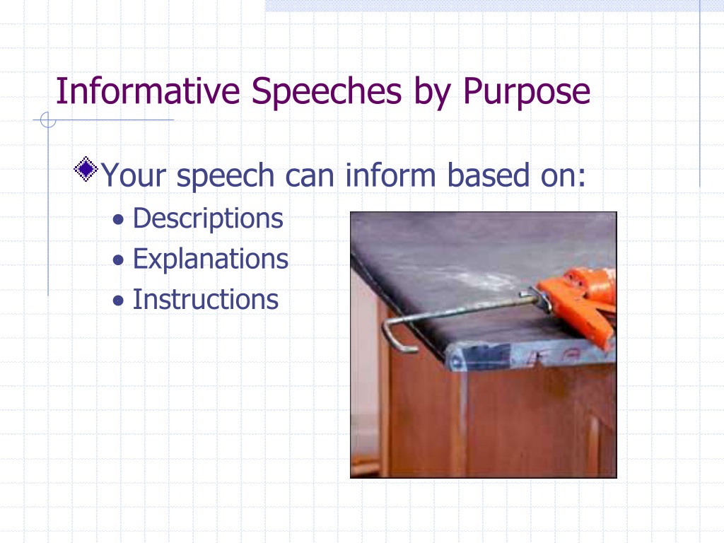 purpose of informative presentation