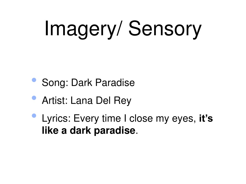 Dark Paradise By Lana Del Rey  Lana del rey lyrics, Lana del rey
