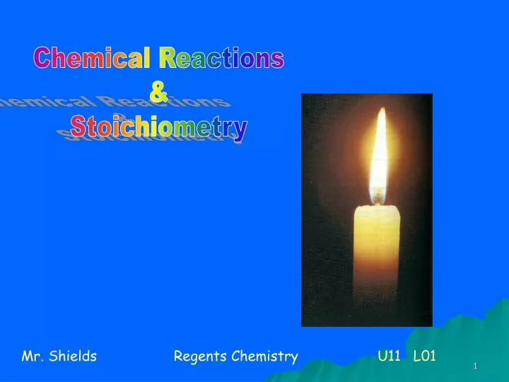 PPT - Chemical Reactions & Stoichiometry PowerPoint Presentation, Free ...