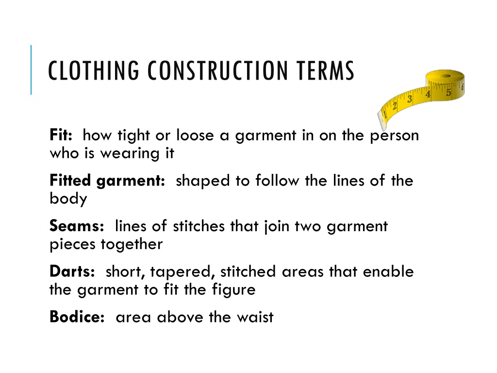 Clothing Construction  Definition, Terms & Appearance - Video