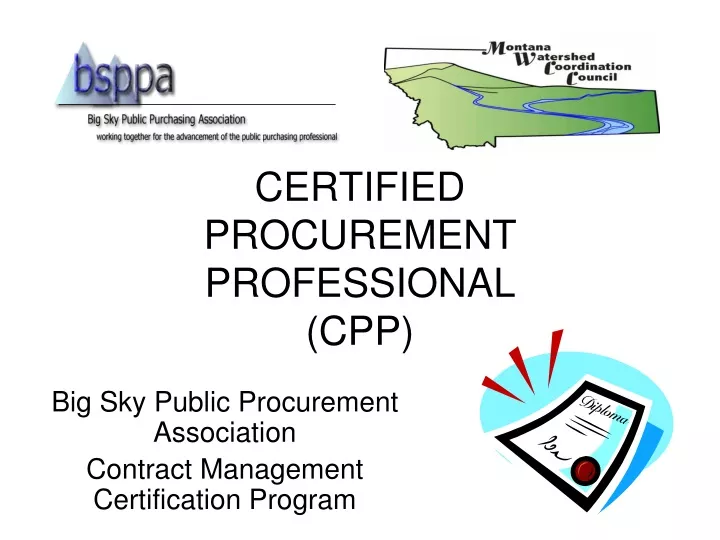certified procurement professional cpp n.