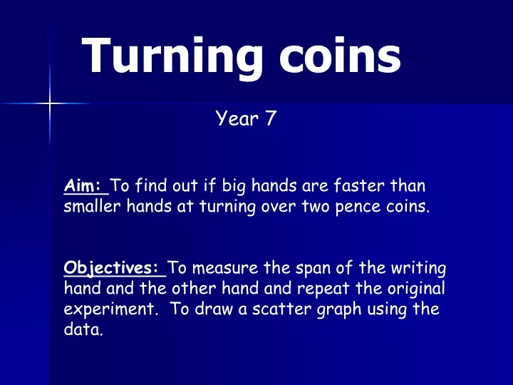 turning coins n.