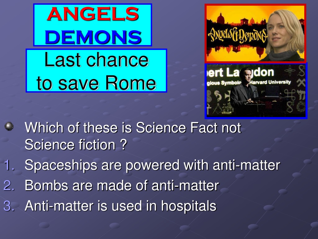 angels and demons powerpoint presentation
