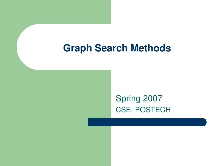 PPT - Graph Search Methods PowerPoint Presentation, free download - ID ...