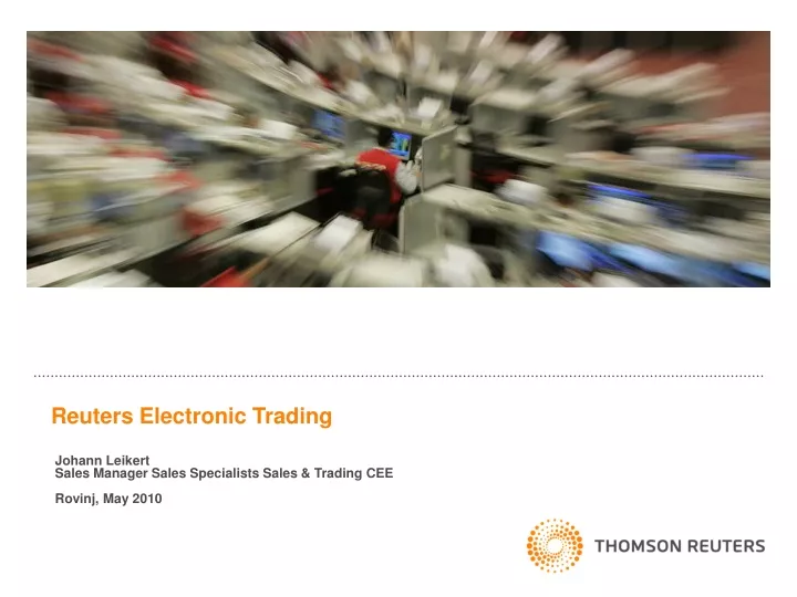 reuters electronic trading n.