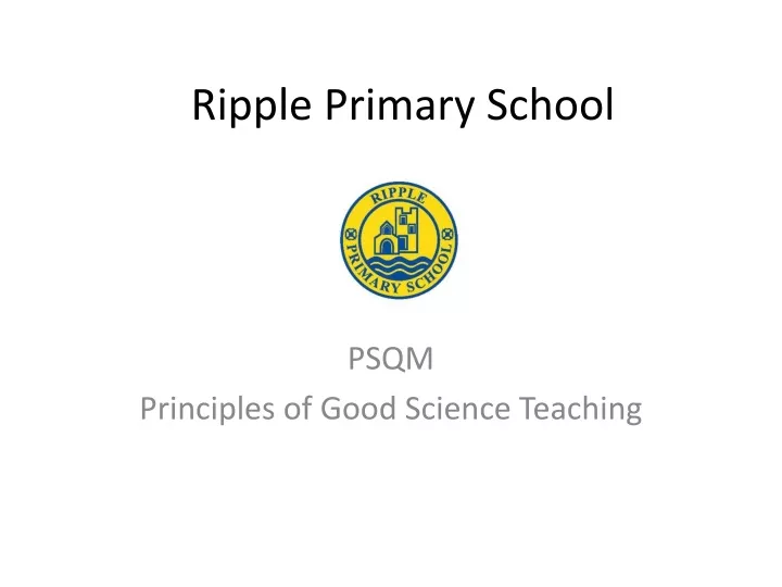 ripple primary school n.
