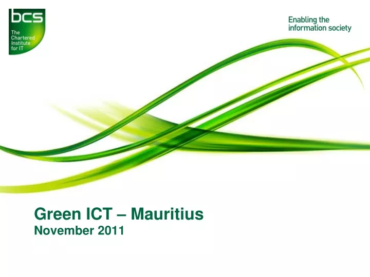green ict mauritius november 2011 n.