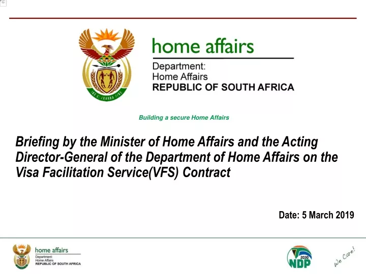 home affairs travel secure