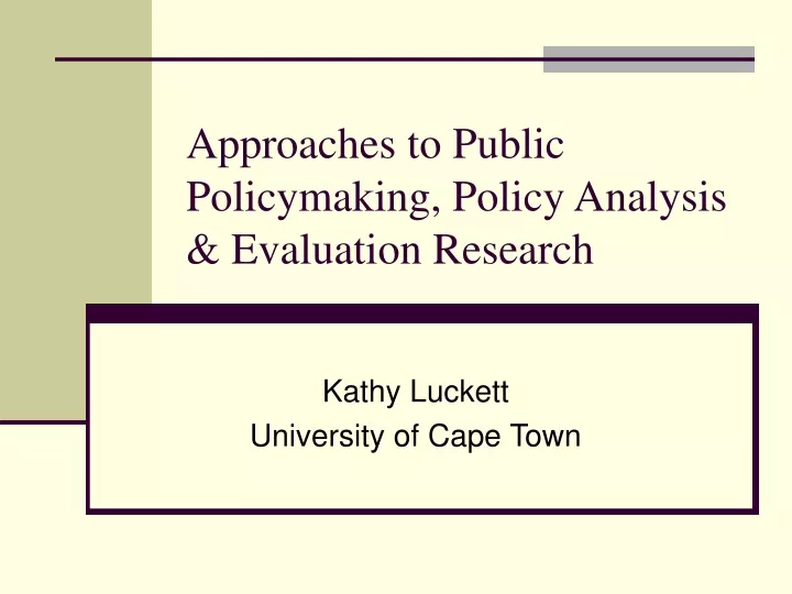 research topics on public policy analysis