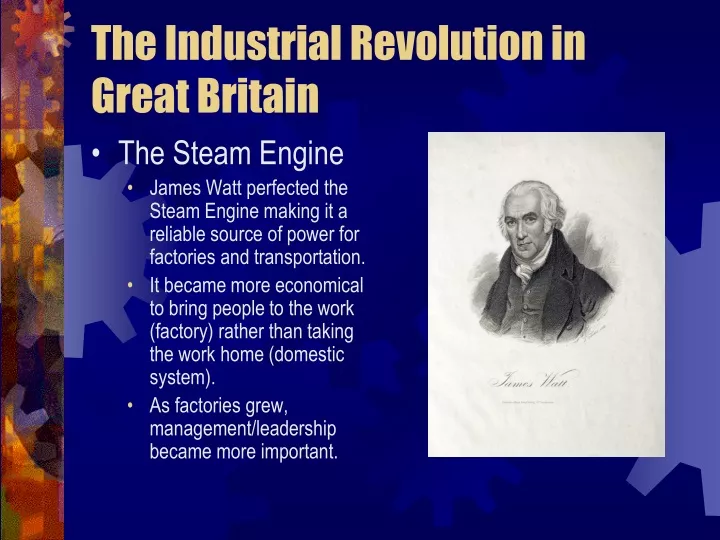 the industrial revolution in great britain n.