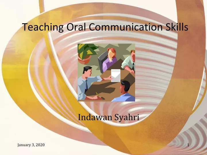 presentation skills oral communication