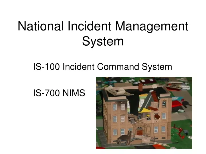 Ppt National Incident Management System Powerpoint Presentation Free Download Id 9430935