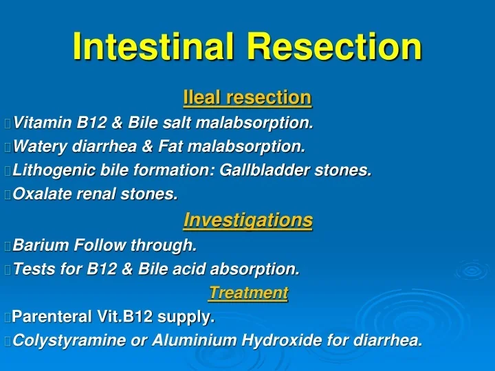 Ppt Intestinal Resection Powerpoint Presentation Free Download Id 9432007