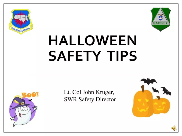 halloween safety presentation