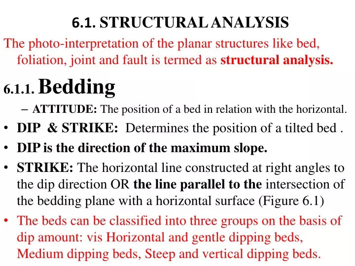 6 1 structural analysis n.