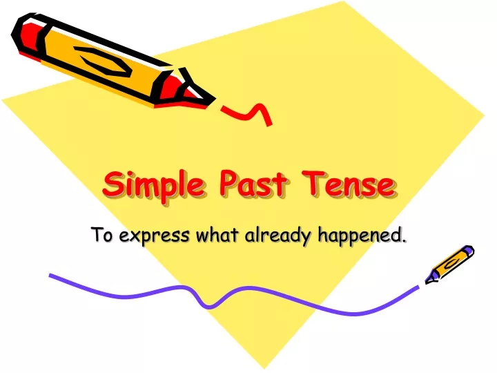 past tense powerpoint presentation