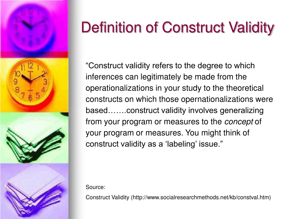 construct validity in research definition