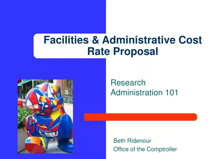 PPT - Facilities & Administrative Cost Rate Proposal PowerPoint ...