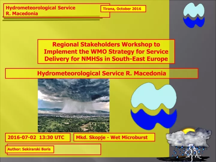 hydrometeorological service r macedonia n.