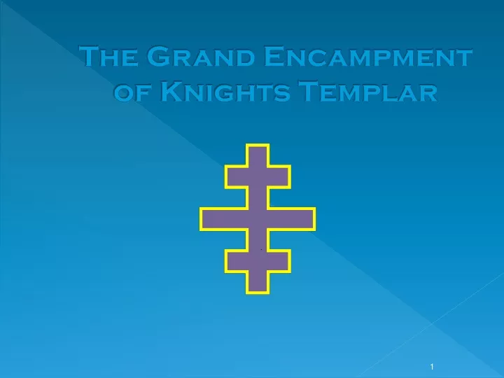 the grand encampment of knights templar n.