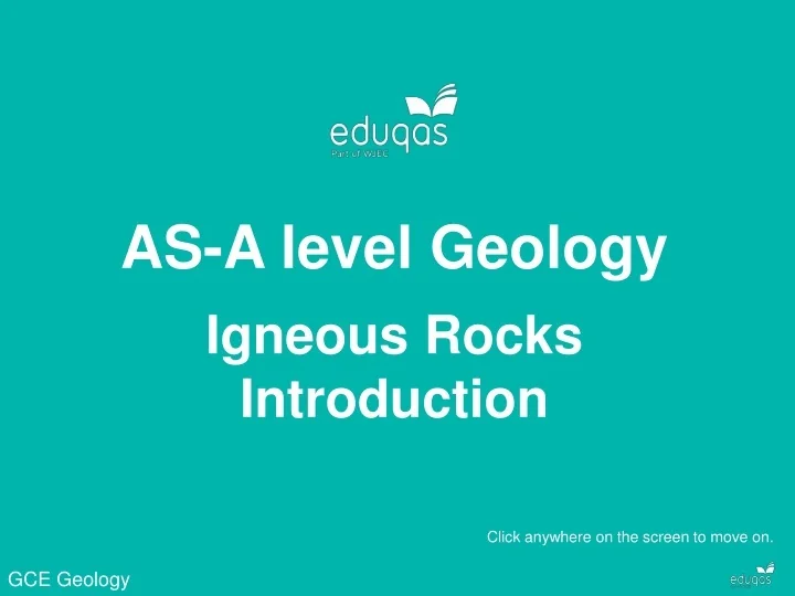 PPT ASA level Geology PowerPoint Presentation, free download ID