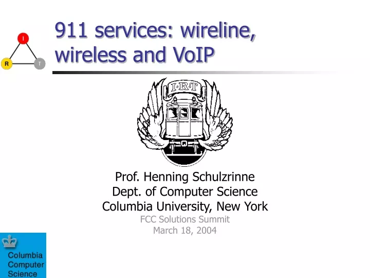 911 services wireline wireless and voip n.