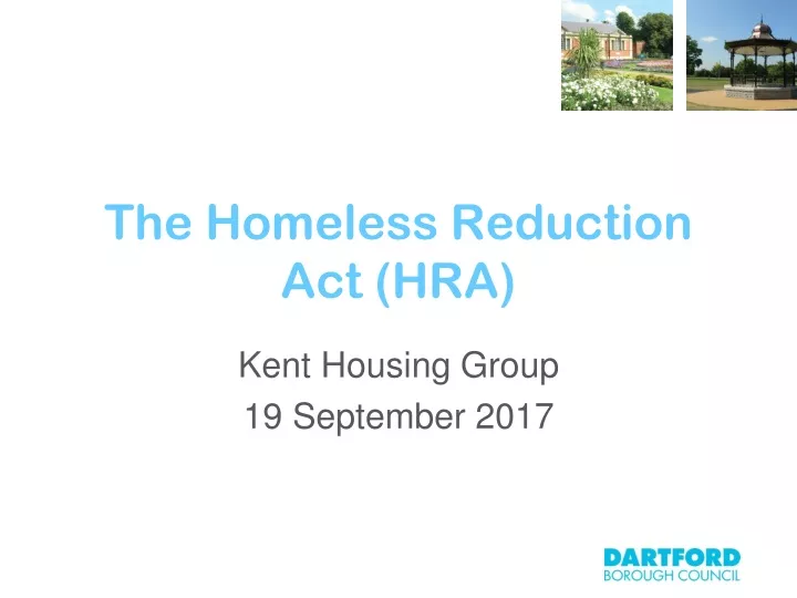 the homeless reduction act hra n.