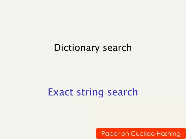 dictionary search n.