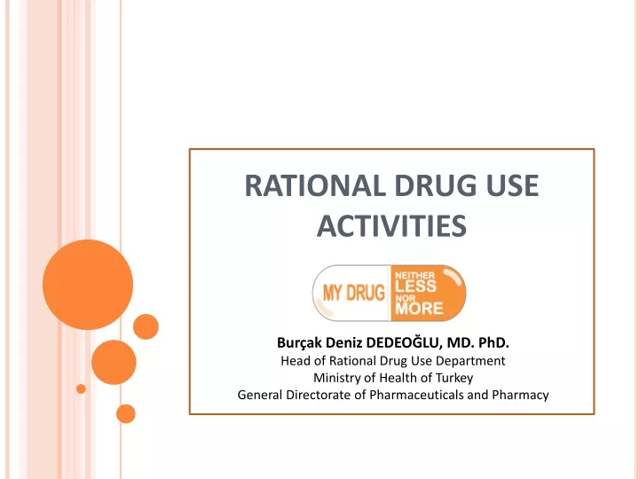 rational use of drugs powerpoint presentation