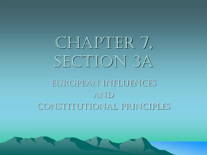 PPT - Chapter 7, section 3a PowerPoint Presentation, free download - ID ...