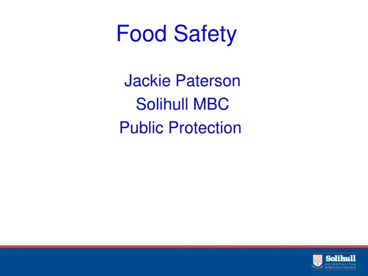 PPT Food Safety PowerPoint Presentation, free download ID9447176