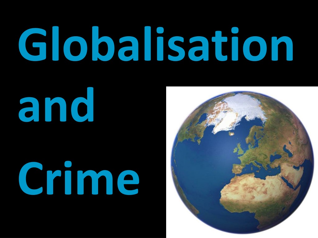 Da economia global a globalização do crime - ppt carregar