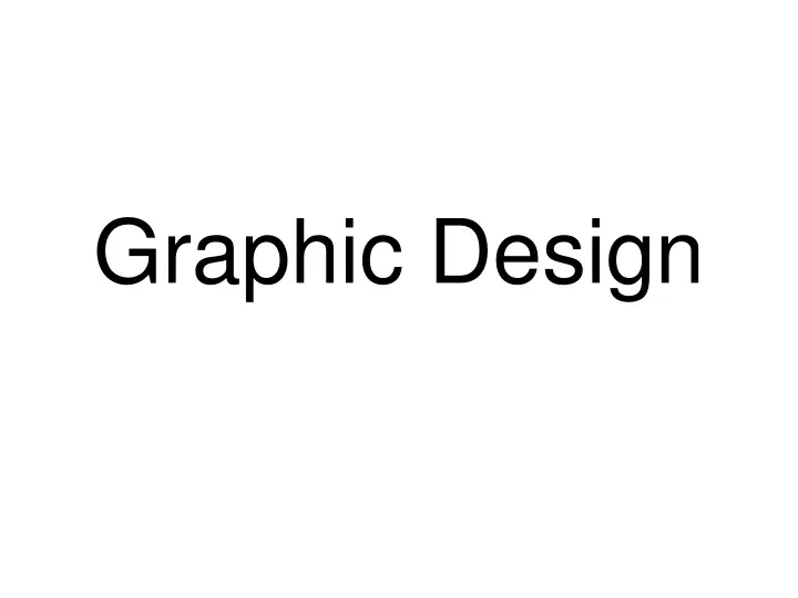 graphic design n.