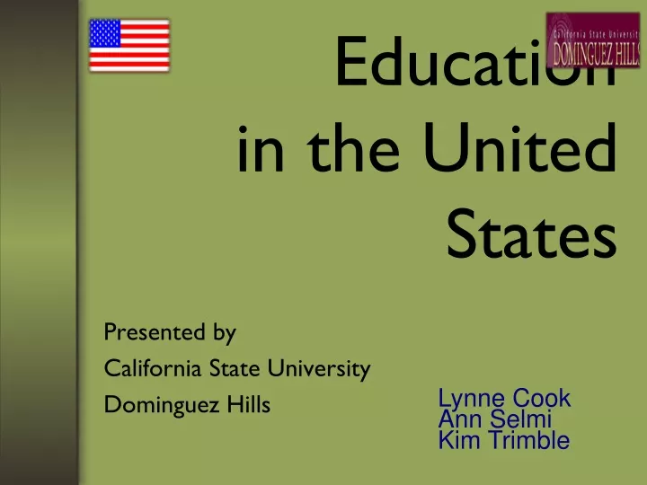 presentation about education in usa