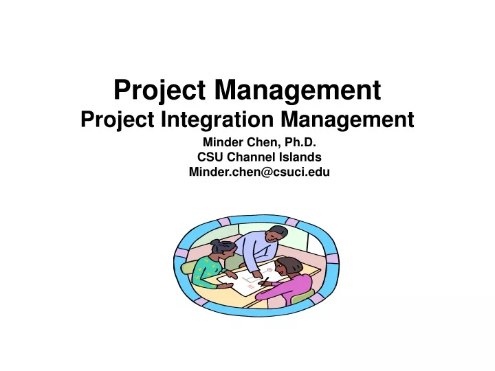 project management project integration management n.