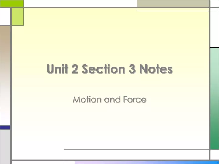unit 2 section 3 notes n.