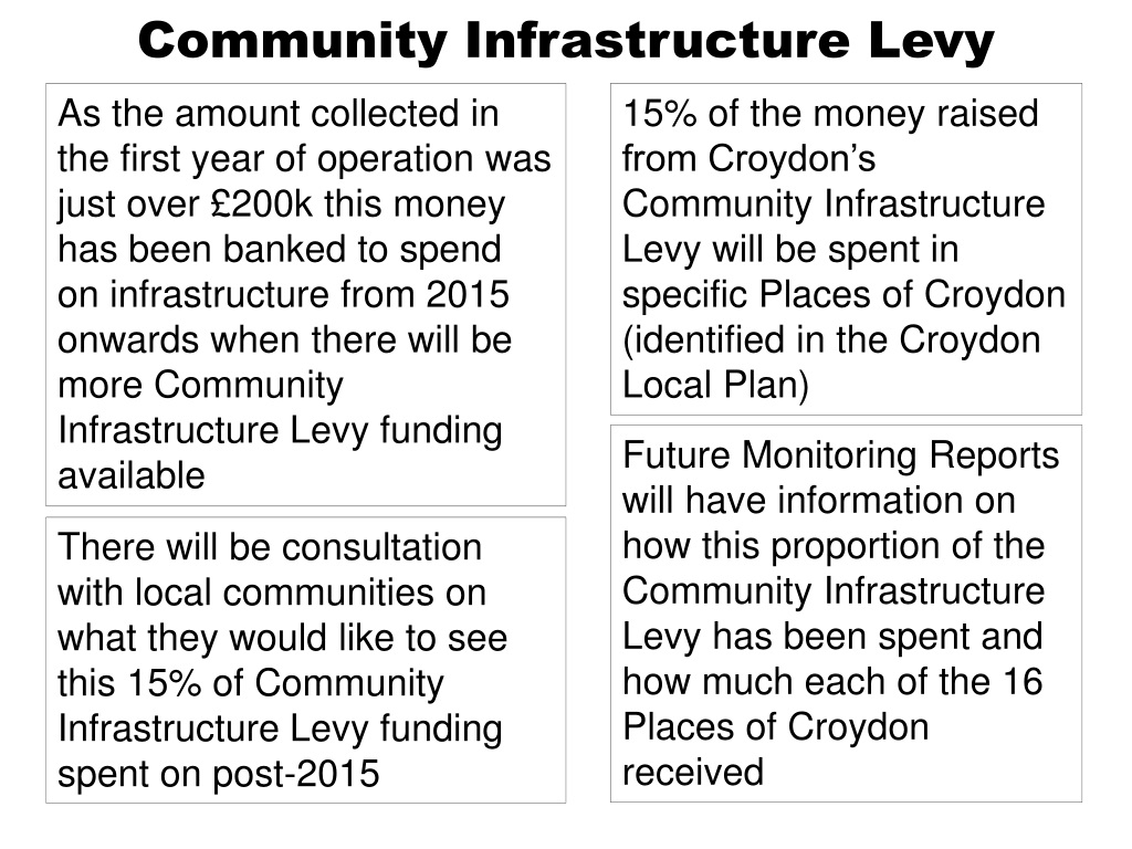 PPT - The Croydon Monitoring Report Planning Obligations And Community ...