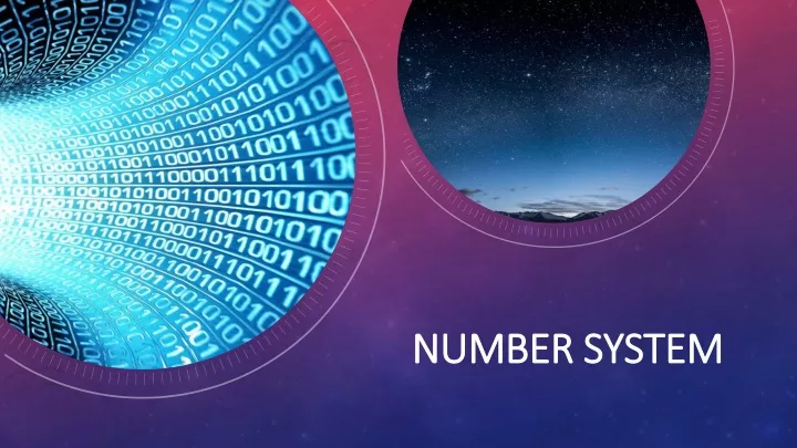 powerpoint presentation on number system