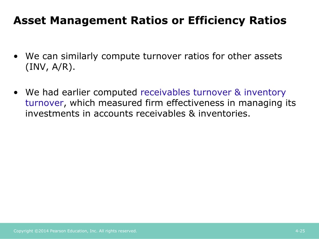 asset management ratios