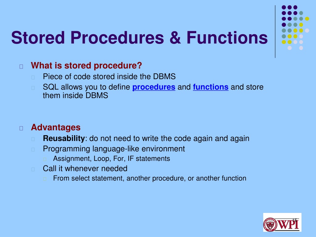 PPT - Advanced SQL: Cursors & Stored Procedures PowerPoint Presentation ...