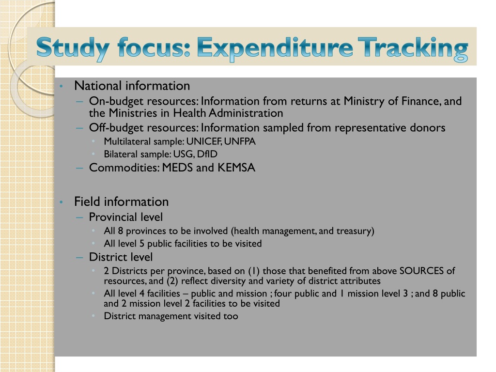 PPT - Public Expenditure Tracking Survey PowerPoint Presentation, free ...